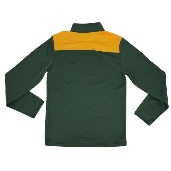 Green Bay Packers Men's 1/4 Zip Pullover Small Green NFL Team Apparel EUC - Picture 5 of 7